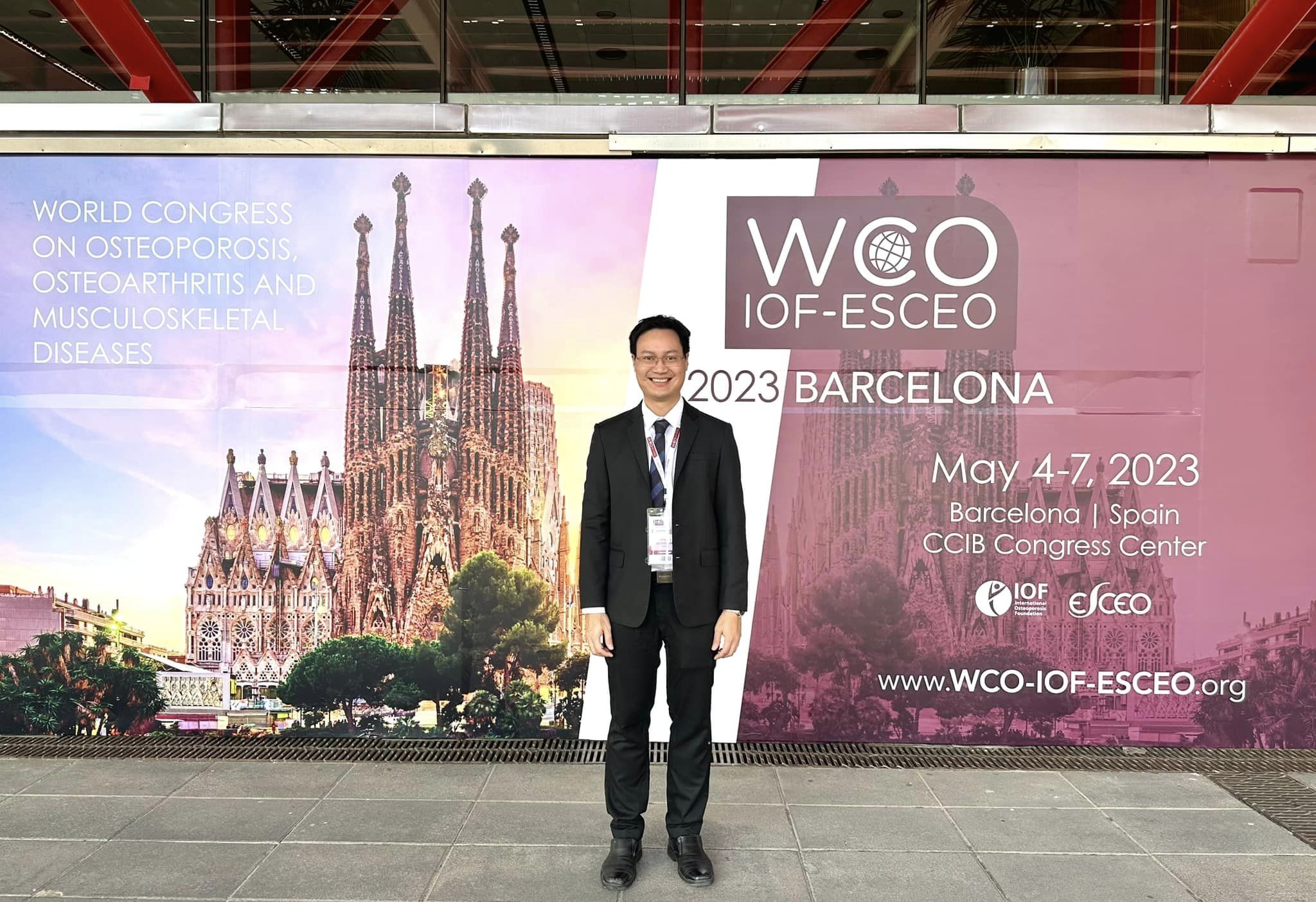 นำเสนอผลงานวิจัยในงานประชุมวิชาการนานาชาติ (WCO IOF-ESCEO 2023)