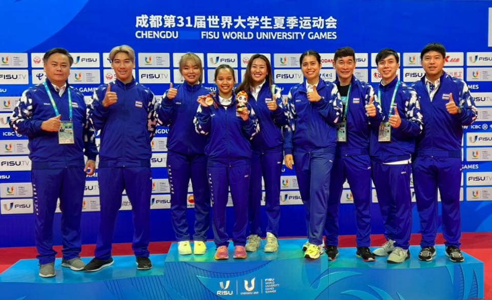 แพทย์ประจำทีมชาติไทยในมหกรรมกีฬามหาวิทยาลัยโลก FISU World University Games 2023