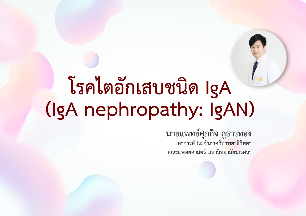 โรคไตอักเสบชนิด IgA (IgA nephropathy: IgAN)