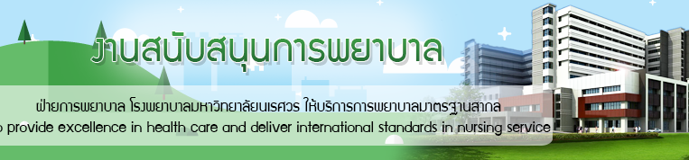 แบนเนอร์ งานสนับสนุนการพยาบาล